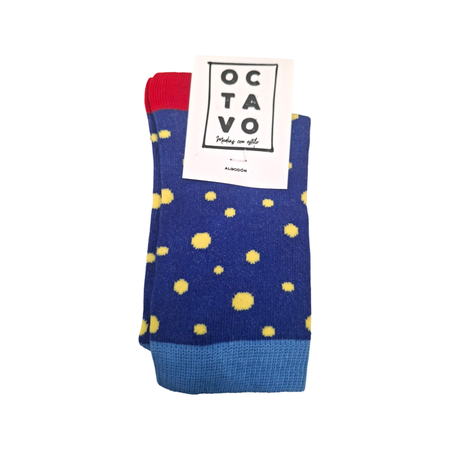 Blue polka